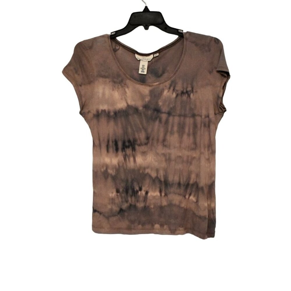 Women's L.O.G.G H&M Muted Purple Custom Bleach Dye Tee Size XL